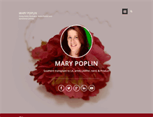 Tablet Screenshot of marypoplin.com